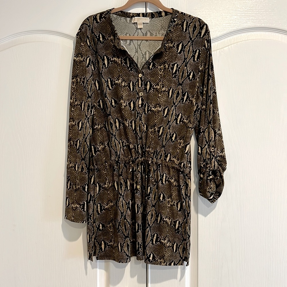 Python Print Tunic By Michael Kors - image 1